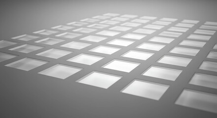 Abstract Geometric Tile Grid Pattern
