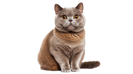 Cat sitting with a curious expression indoors