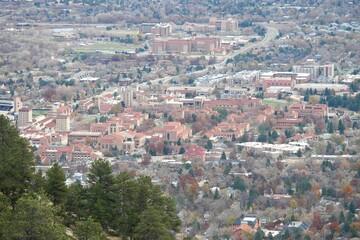 Fototapeta premium Campus of University of Colorado, Boulder, Colorado