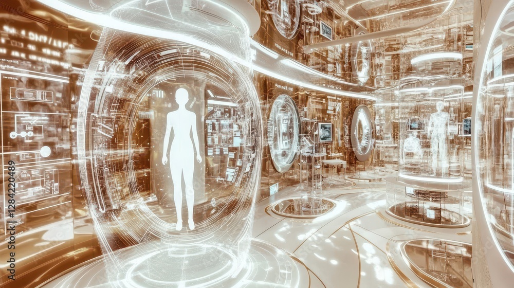 Poster Spaces That Evolve Through User Interaction and Real World Data Inputs in Futuristic Environments
