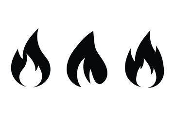Fire flame icon. Burning symbol. Fireball sign. Energy illustration. eps 888