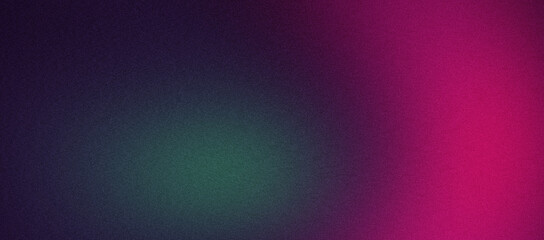 Pink green black gradient background with grainy noise texture effect for banner, product and social media design