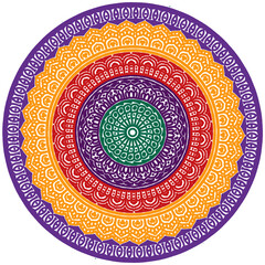 Signs and symbols. Circle pattern lotus or flower mandala art design. colorful, vintage, tradition, classic, dco, cycle, islamic, arabic, embroidery, bandana, Indian motifs, traditional, Turkish.