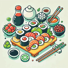 seafood, sushi, gourmet, fresh, delicious, rice, food, traditional, fish, japanese, cuisine, sashimi, maki, asian, tasty, culinary, healthy, salmon, roll, lunch, japan, seaweed, restaurant, dinner, as