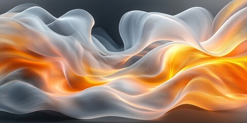 Fototapeta premium Abstract Flowing Fabrics