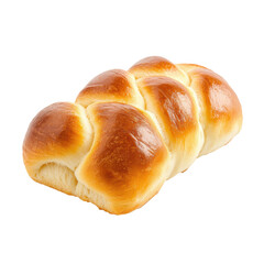 Freshly baked brioche loaf with golden crust and soft texture