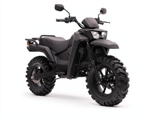 Obraz premium Urbanstyle ATV with sleek matte finish, isolated, city and offroad hybrid