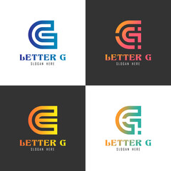 Letter G Logo Design. Initial G Letter Logo Design. G Logo Vector Icon Design. G Simple logo design