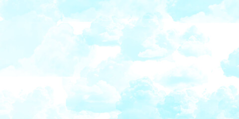 Blue clouds are isolated on a transparent PNG background. 3D realistic soft effect clouds. Vector illustration used anywhere live art canvas cold love fresh crystal clean