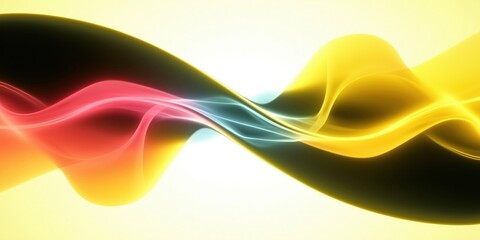 digital design featuring smooth intertwining color streams