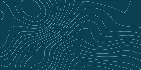 Abstract colorful wavy topographic map and curved lines background. Abstract geographic wave grid line map. Abstract topography relief. vector illustration.

