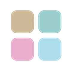 COLORFUL PAPER TAGS DESIGN ELEMENTS ISOLATED ON WHITE