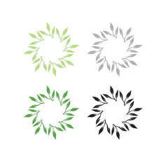 Natural Bio Product Sign Symbol Tags isolated on White