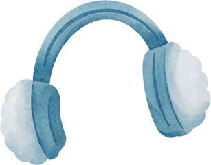 watercolor earmuff