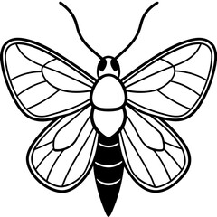 Mystic Moth Linework