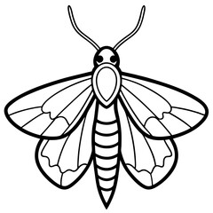 Mystic Moth Linework