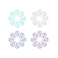 Water Splash Sign Symbol Logo Vector