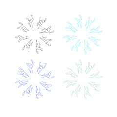 Water Splash Sign Symbol Logo Vector