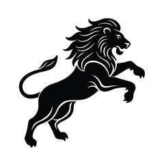 vector illustration of a lion