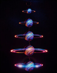 環状惑星のイメージ
