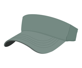 Women's Sports Cap,Tennis, Baseball, Golf, Zumba, Gymnastics Illustration vector design