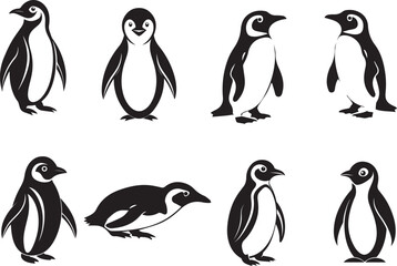 set of penguins