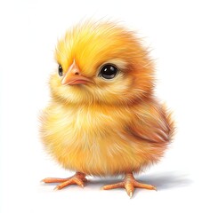 Bright and colorful yellow bird captured in an enthusiastic pose in natural surroundings