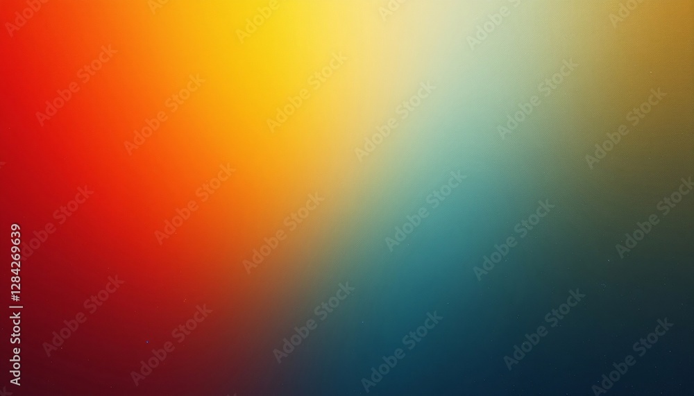 Poster vibrant hues blend seamlessly, creating a captivating gradient background. perfect for design projec