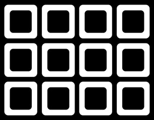 Seamless Square Pattern. Abstract Monochrome Background. illustration Texture