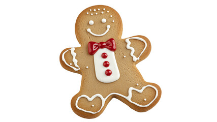Gingerbread man decorated for festive occasions