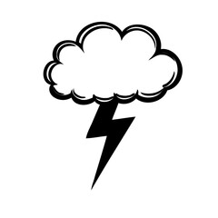 Dramatic Cloudburst, Thunder and Lightning Strike