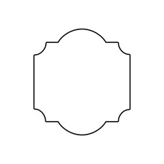 The frame is creative on a white background