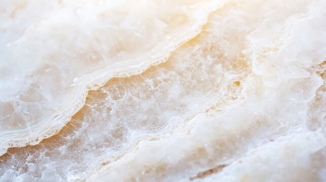 Natural stone texture close up displaying soft neutral tones with unique layers and patterns : Generative AI