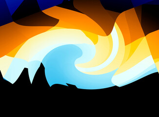 current pattern with holographic effect, a versatile option for a wide variety of purposes