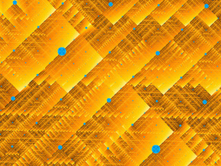 modern geometric pattern in yellow