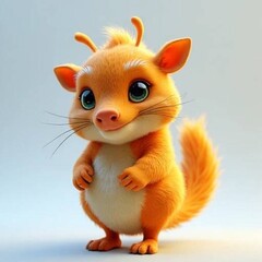 Fototapeta premium Cartoon cute