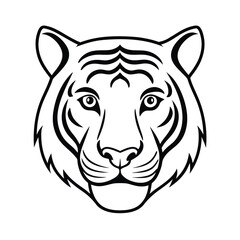 tiger head vector