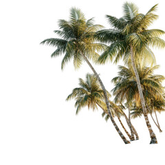 Lush Palm Trees Tropical Paradise Vacation Dream