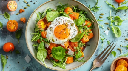 Egg benedict with salmon