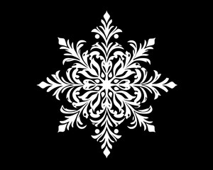 Ornate Snowflake Design