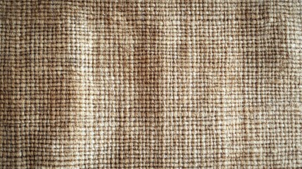 Close-up of woven jute fabric texture