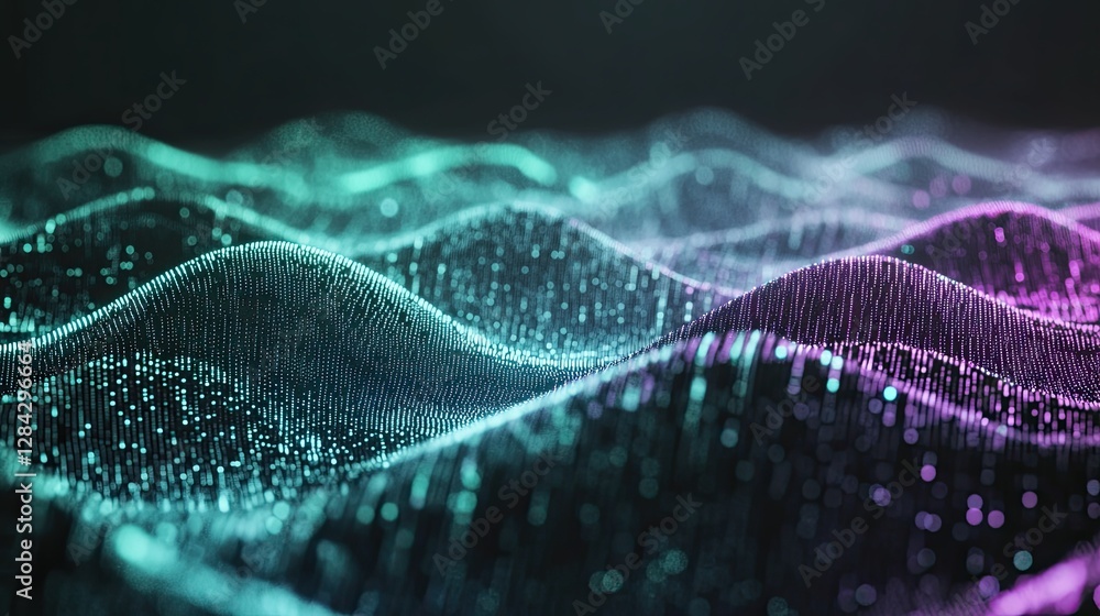 Poster a futuristic sci-fi user interface concept displayed on a 3d abstract digital technology background,