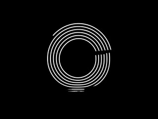 Striking Abstract Circle Design