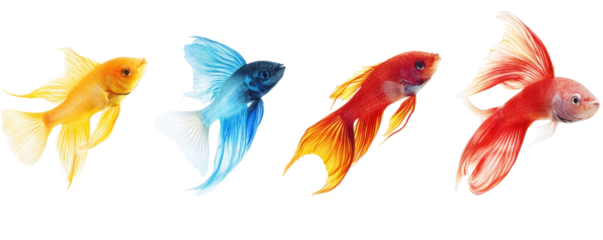 goldfish jumping out of water