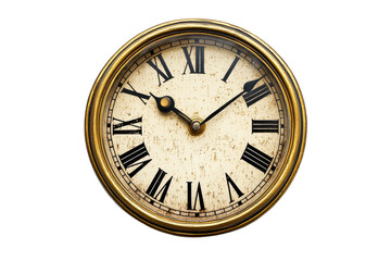 Vintage wall clock with Roman numerals