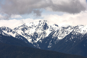Mount Olympus Olympic Mountain range Olympic National Park Washington State Pacific Northwest
