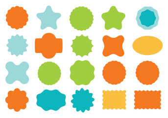 Colorful Abstract Shape Collection – Decorative Geometric and Organic Blob Elements