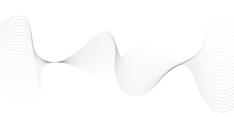 Fototapeta premium abstract vector background with wavy lines 