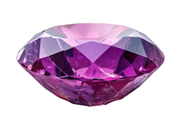 Stunning purple gem with brilliant facets