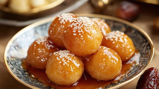 Luqaimat, Middle Eastern Dessert, Sweet, Dessert